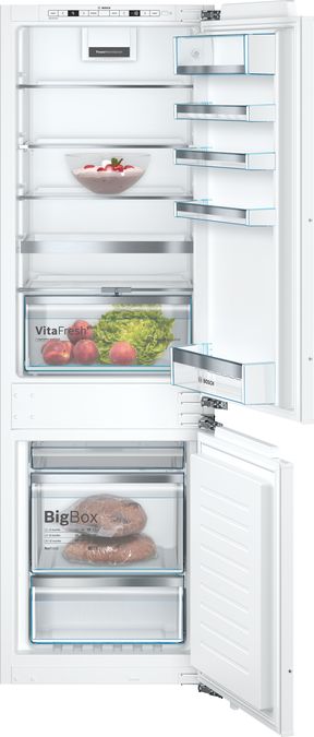 Series 6 Built-in fridge-freezer with freezer at bottom 177.2 x 55.8 cm flat hinge KIN86AFF0G KIN86AFF0G-1