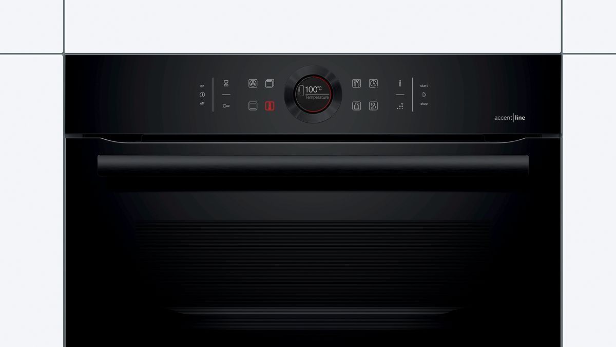 Serie 8 Compacte oven 60 x 45 cm Carbon black CBG855NC0 CBG855NC0-2