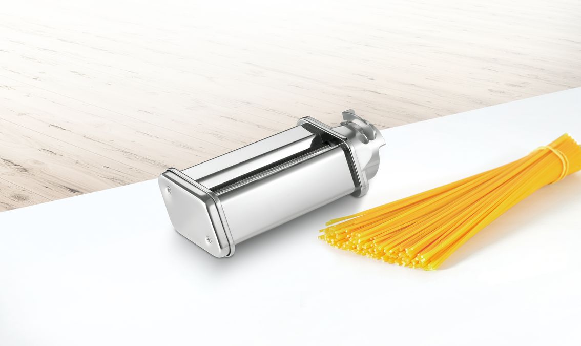 Przystawka do spaghetti Przystawka do makaronu spaghetti z chromowanej stali do MUM5 MUZ5NV3 00577494 00577494-3