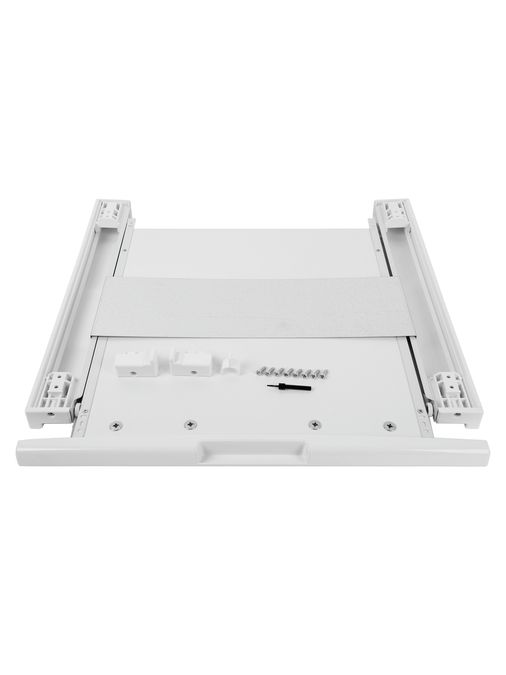 Stacking kit with pull-out WTZ27400 / WZ27400 with drawer (white) 17001528 17001528-2