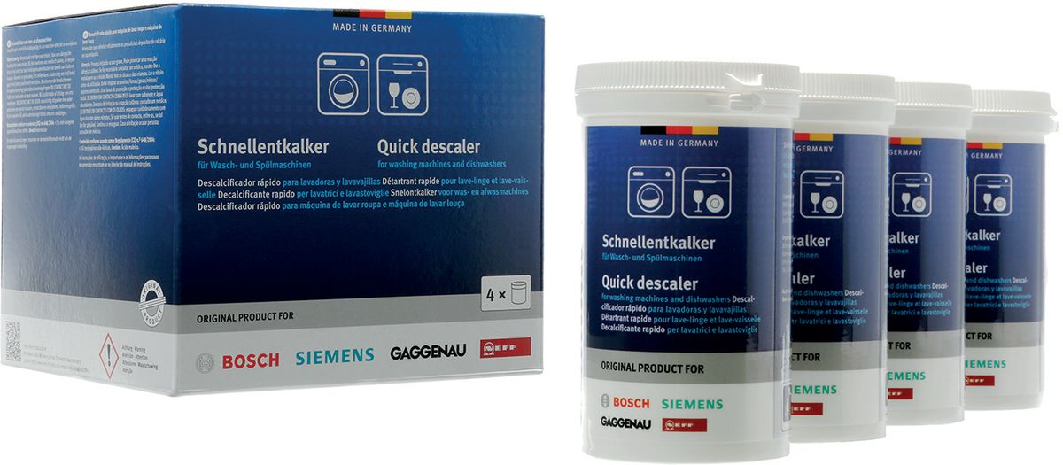 bosch siemens quick descaler for washing machines and dishwashers
