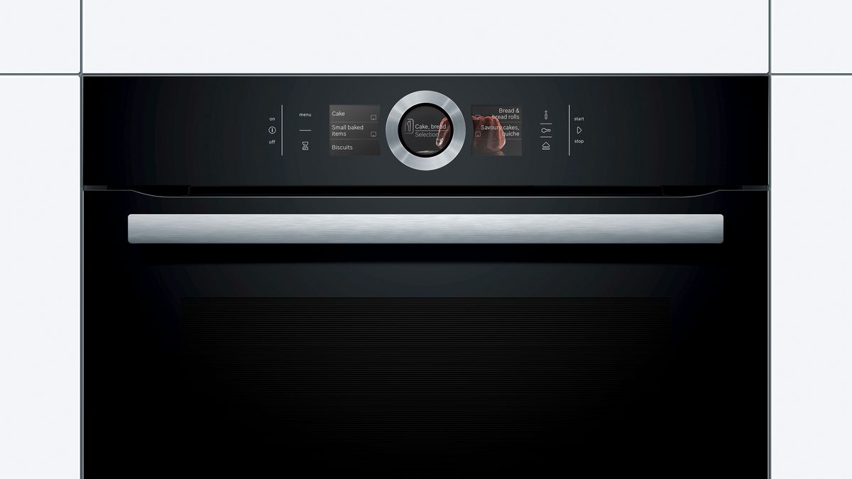 Series 8 Built-in oven with added steam function 60 x 60 cm Black HRG6769B2A HRG6769B2A-2