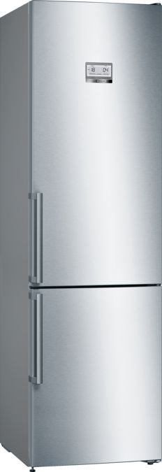 Serie | 6 Voľne stojaca chladnička s mrazničkou dole 204 x 60 cm Nerez s povrchom AntiFingerPrint KGN39HIEP KGN39HIEP-1