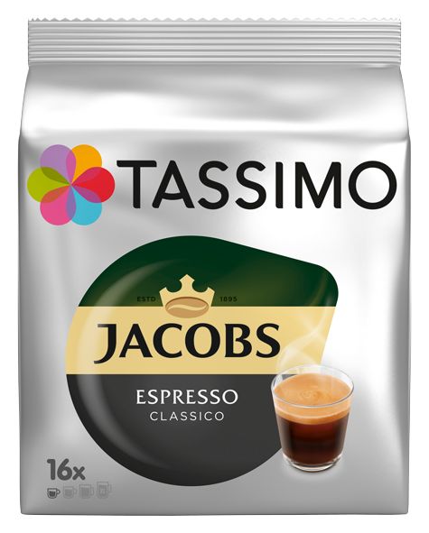 Coffee Tassimo T-Discs: Jacobs Espresso Pack of 16 00467144 00467144-1