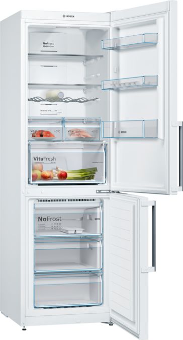 Serie | 4 Réfrigérateur-congélateur pose libre avec compartiment congélation en bas 186 x 60 cm Blanc KGN36XW45 KGN36XW45-3