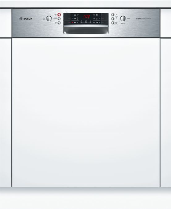 Serie 4 Félig beépíthető mosogatógép 60 cm Nemesacél SMI46MS04E SMI46MS04E-1