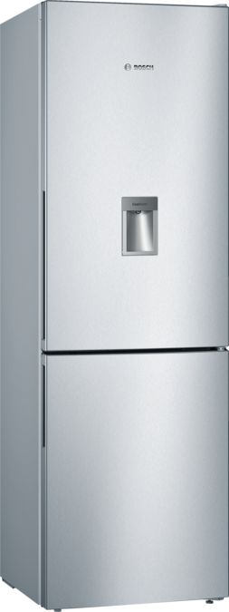 Serie | 6 vrijstaande koel-vriescombinatie met bottom-freezer 186 x 60 cm RVS look KGW36XL30S KGW36XL30S-1