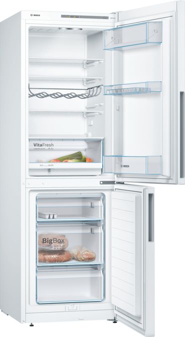 Serie | 4 Free-standing fridge-freezer with freezer at bottom 176 x 60 cm White KGV33XW30G KGV33XW30G-2