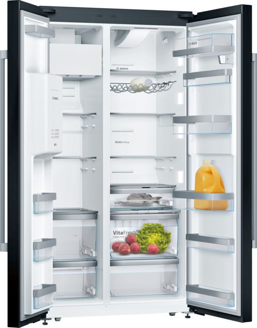 Series 8 Side-by-side fridge-freezer 177.8 x 91.2 cm Black KAD92HBFP KAD92HBFP-2