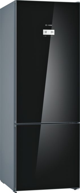 Serie | 6 Freestanding Fridge-freezer (Bottom freezer), glass door 193 x 70 cm Black KGN56LB30N KGN56LB30N-1