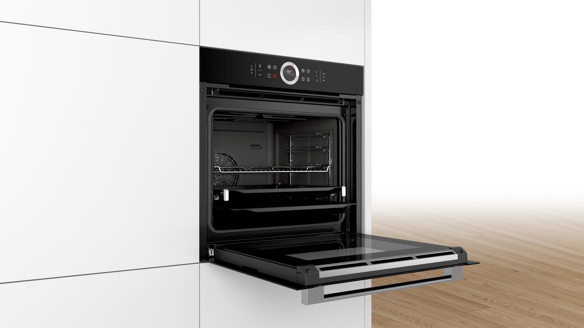 Series 8 Built-in oven 60 x 60 cm Black HBG655NB1 HBG655NB1-5