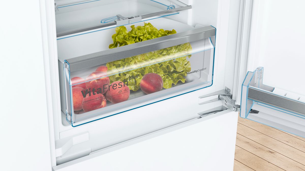 Série 6 Réfrigérateur-congélateur intégrable avec compartiment congélation en bas 177.2 x 55.8 cm Charnières plates SoftClose KIS87ADE0H KIS87ADE0H-7
