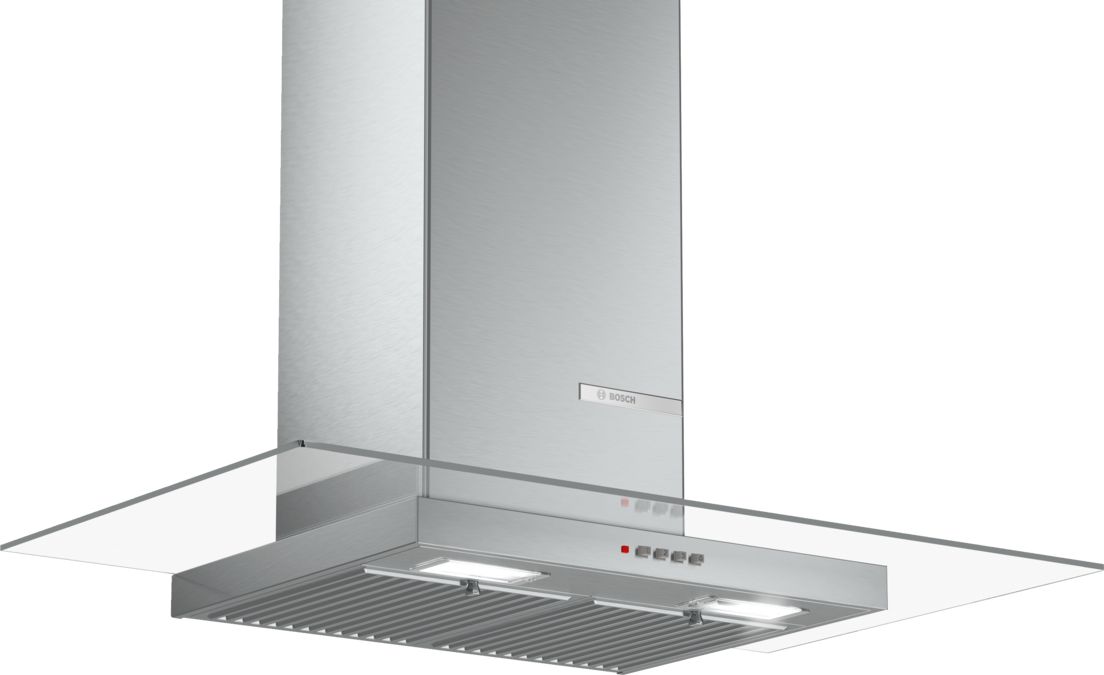 Series 2 wall-mounted cooker hood 90 cm clear glass DWG098D50I DWG098D50I-1