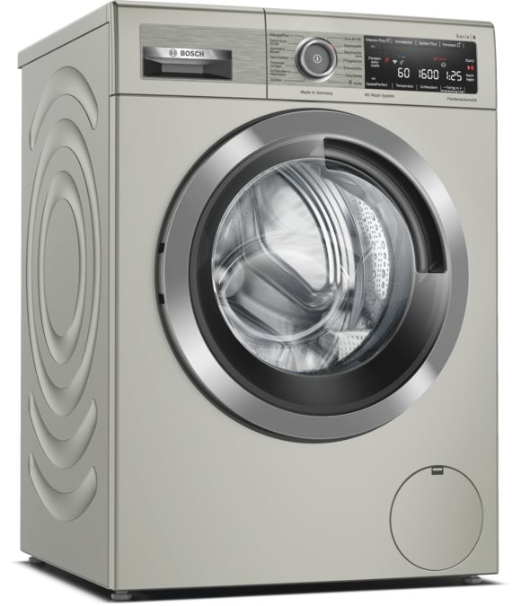 Serie 8 Waschmaschine, Frontlader 10 kg 1600 U/min., Silber-inox WAX32MX0 WAX32MX0-1