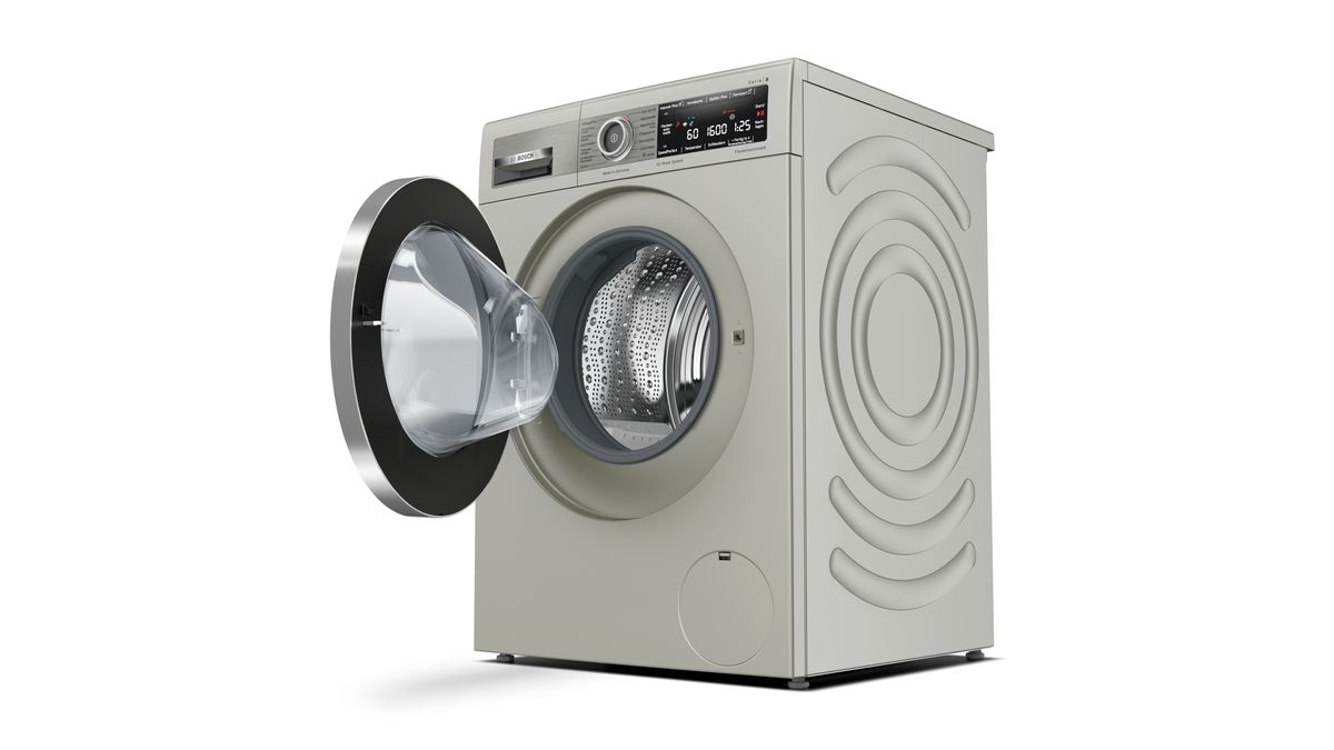 Serie 8 Waschmaschine, Frontlader 10 kg 1600 U/min., Silber-inox WAX32MX0 WAX32MX0-5