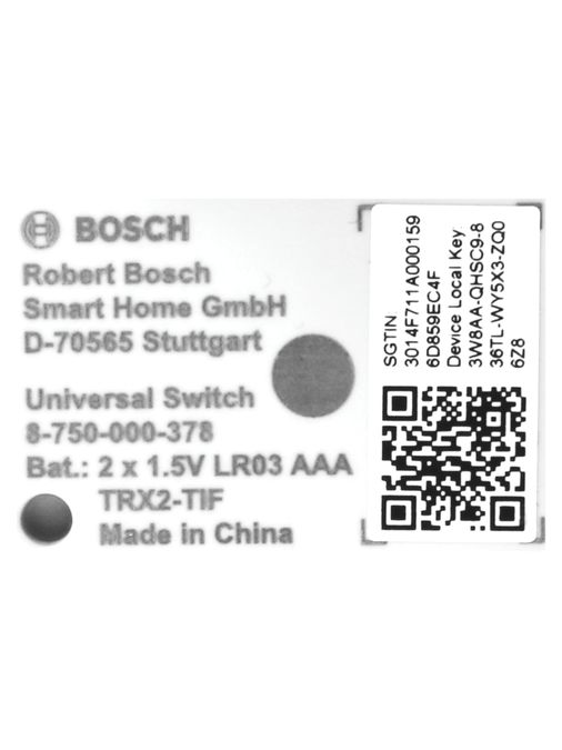 Schalter Universal Switch Flex 10006368 10006368-3