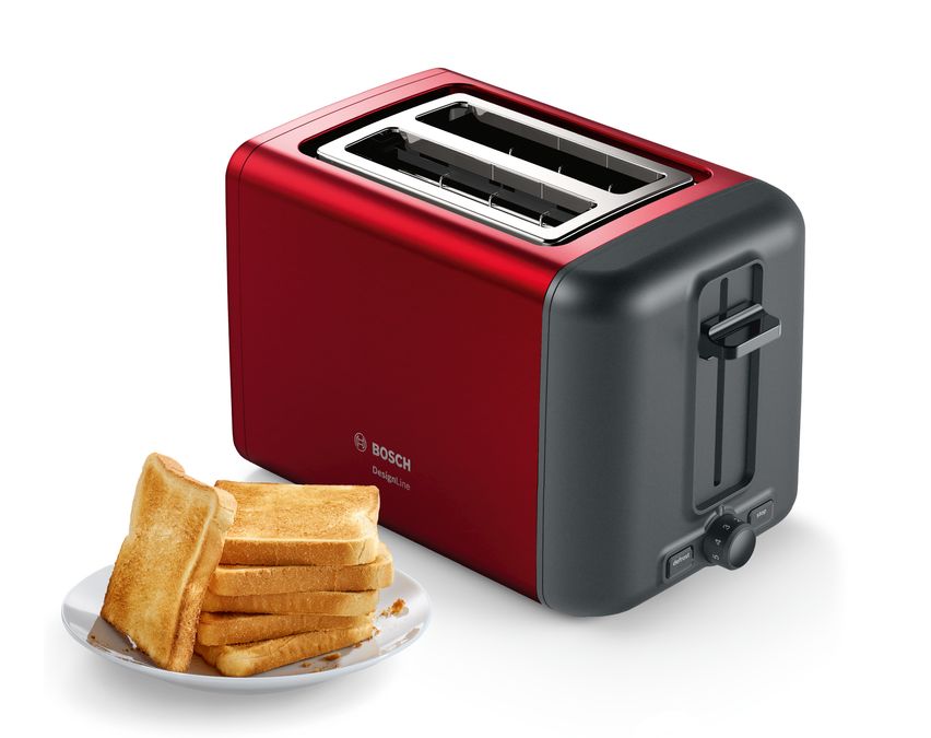 Prăjitor pâine compact DesignLine Red TAT3P424 TAT3P424-3