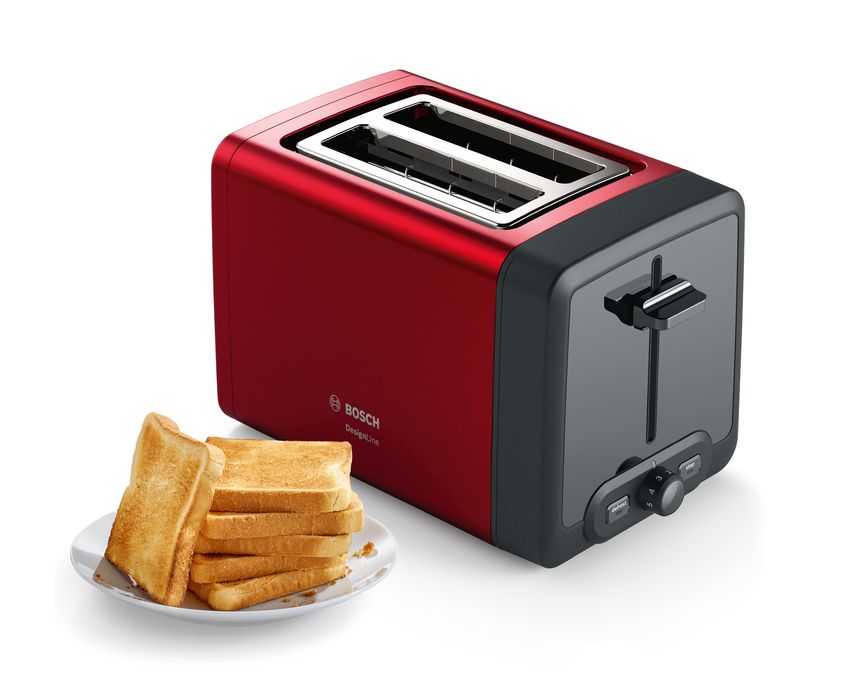Prăjitor pâine compact DesignLine Red TAT4P424 TAT4P424-3