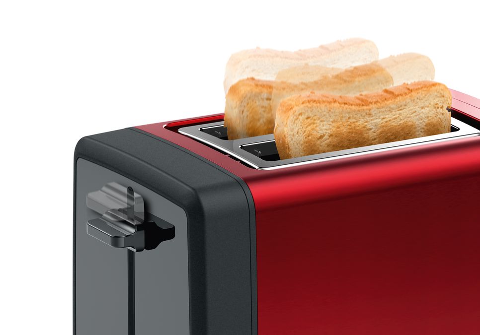 Prăjitor pâine compact DesignLine Red TAT4P424 TAT4P424-8