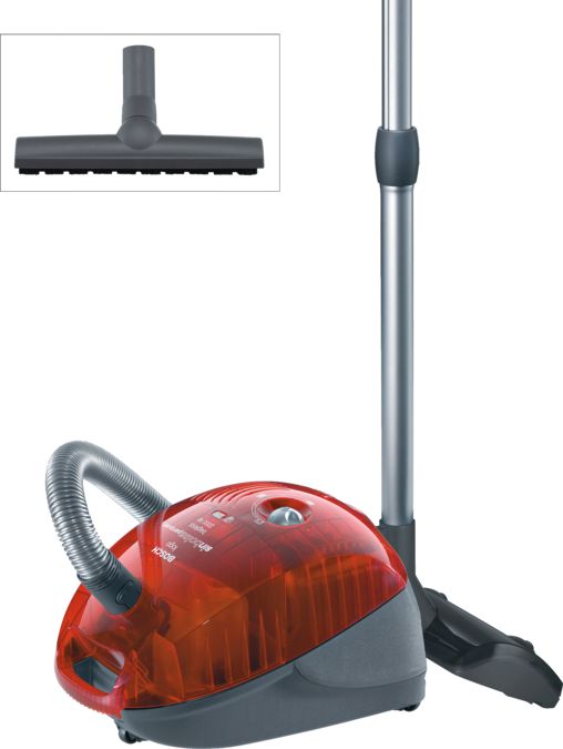 Bagged vacuum cleaner Red BSG62282 BSG62282-1