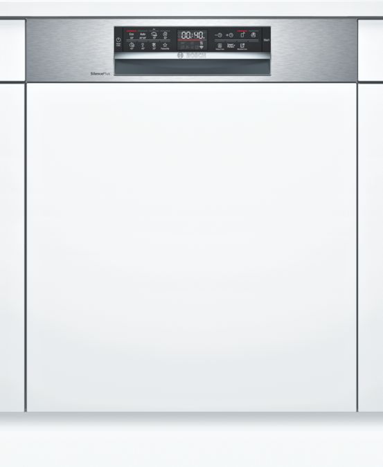 Serie 6 Félig beépíthető mosogatógép 60 cm Szálcsiszolt acél SMI6ECS51E SMI6ECS51E-1