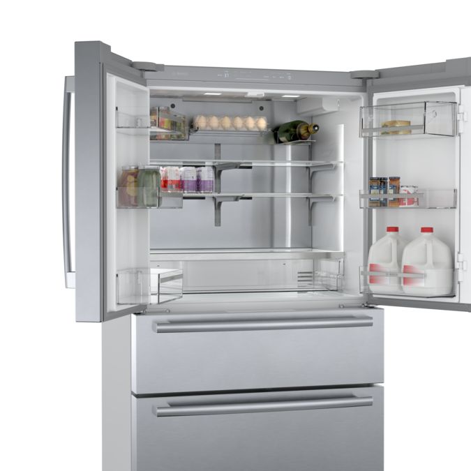 Série 800 Réfrigérateur à portes françaises congélateur en bas 36'' Acier brossé anti-traces B36CL80SNS B36CL80SNS-6