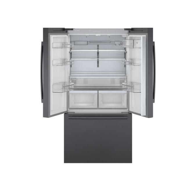 Série 800 Réfrigérateur à portes françaises congélateur en bas 36'' Acier inoxydable noir B36CT80SNB B36CT80SNB-8