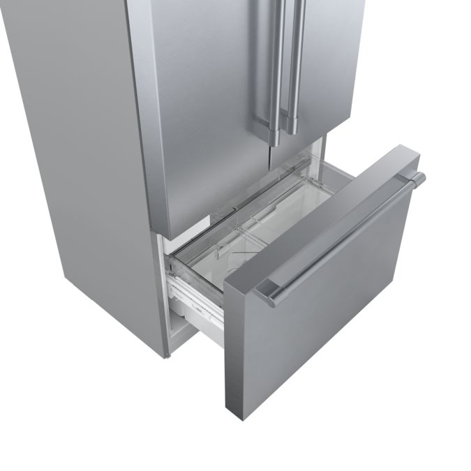 800 Series French Door Bottom Mount 36'' Easy Clean Stainless Steel B36CT81SNS B36CT81SNS-40