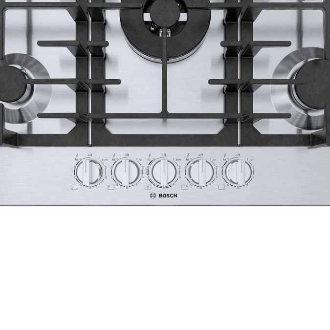 800 Series Gas Cooktop Stainless steel NGM8057UC NGM8057UC-45