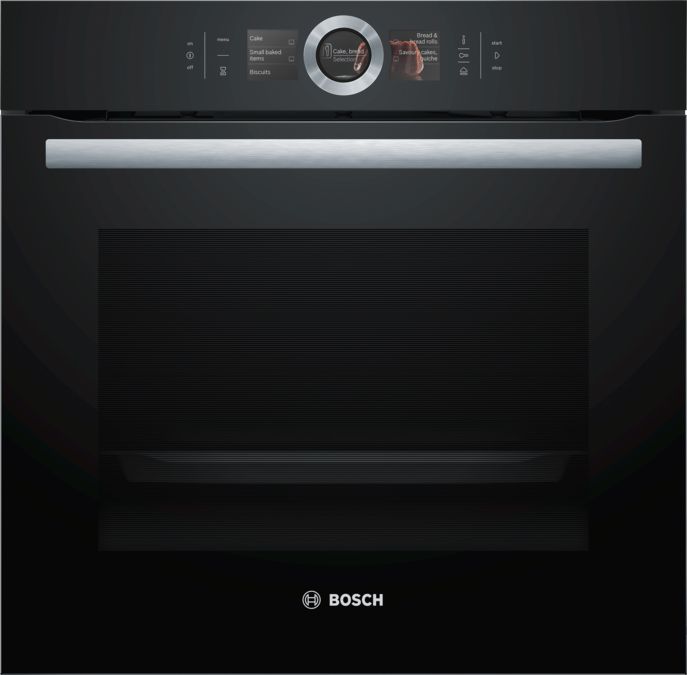 Serie | 8 Built-in oven with steam function 60 x 60 cm Black HSG656XB6A HSG656XB6A-1