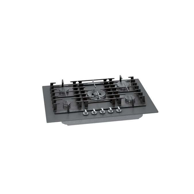 Benchmark® Gas Cooktop 30'' Tempered glass, Dark silver NGMP077UC NGMP077UC-7