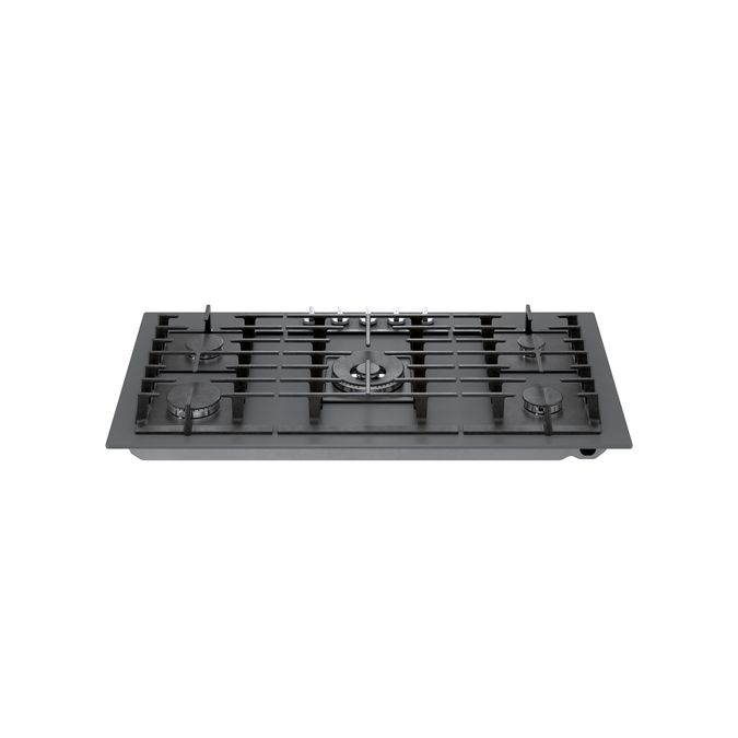Benchmark® Gas Cooktop 36'' Tempered glass, Dark silver NGMP677UC NGMP677UC-34