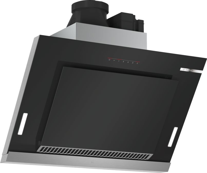 Series 8 wall-mounted cooker hood 90 cm Black DWS97BA62I DWS97BA62I-1