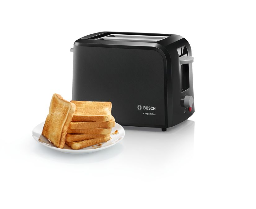 Kompakt Toaster CompactClass Schwarz TAT3A013 TAT3A013-9
