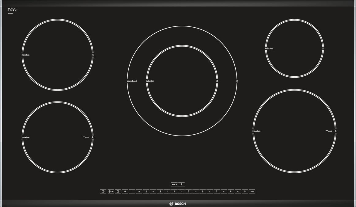 Serie | 8 Vitrokeramische kookplaat, inductie - 90 cm PIK975N24E PIK975N24E-1