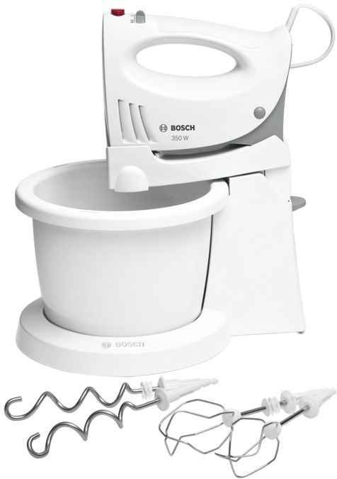 Bosch Hand Mixer With Bowl 350W Color White MFQ3555GB