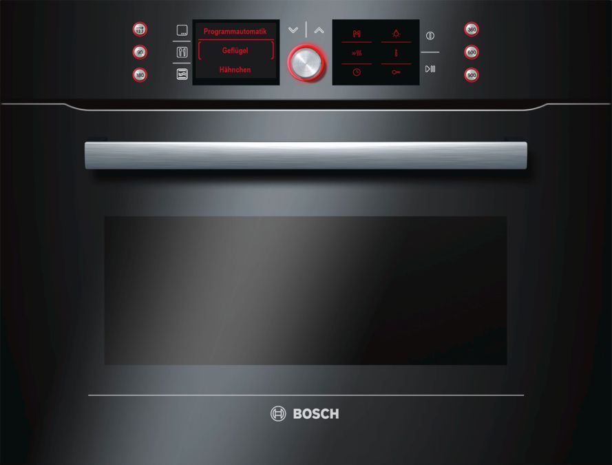 Serie | 8 Compact oven with microwave Black HBC86K763B HBC86K763B-1