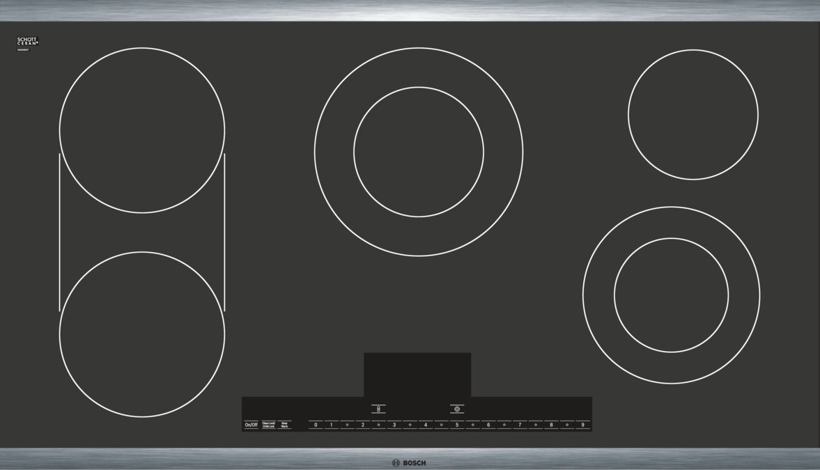 Electric Cooktop Black, surface mount with frame NET5654UC NET5654UC-1