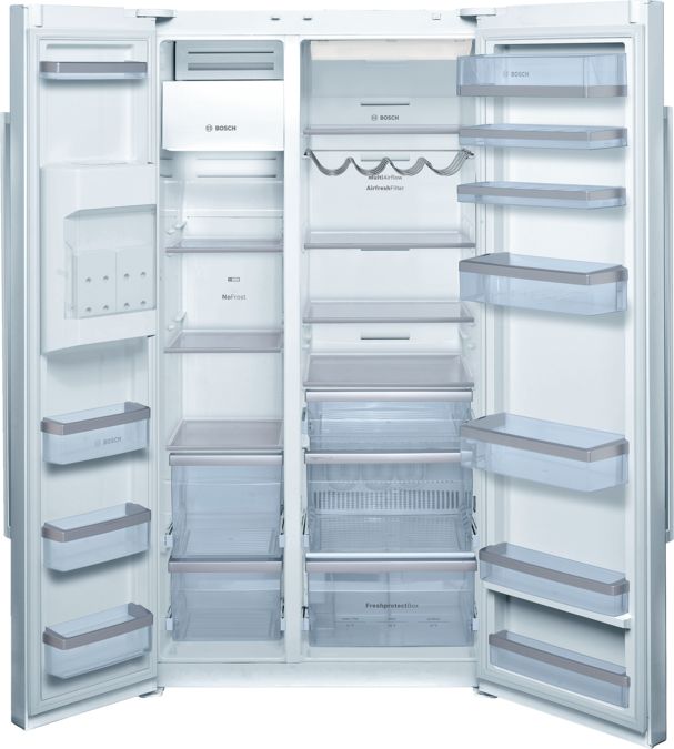 Series 6 Freestanding Counter-Depth Side-by-Side Refrigerator White B22CS50SNW B22CS50SNW-2