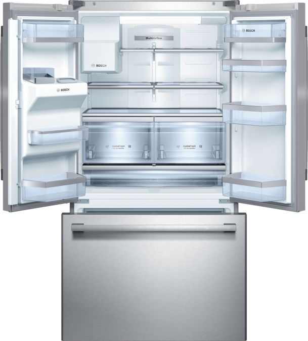 Serie | 8 French Door Bottom freezer, 3 doors Stainless steel KFN91PJ10A KFN91PJ10A-2