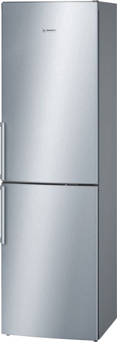 Free-standing fridge-freezer with freezer at bottom 201 x 60 cm Inox-look KGN39VL30G KGN39VL30G-2