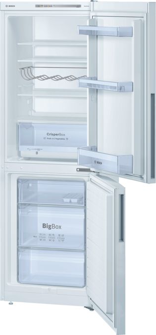 Serie | 4 Free-standing fridge-freezer with freezer at bottom KGV33NW20G KGV33NW20G-1