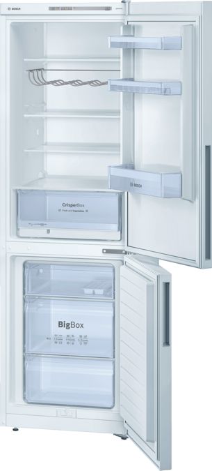 Serie | 4 Free-standing fridge-freezer with freezer at bottom KGV36NW20G KGV36NW20G-1