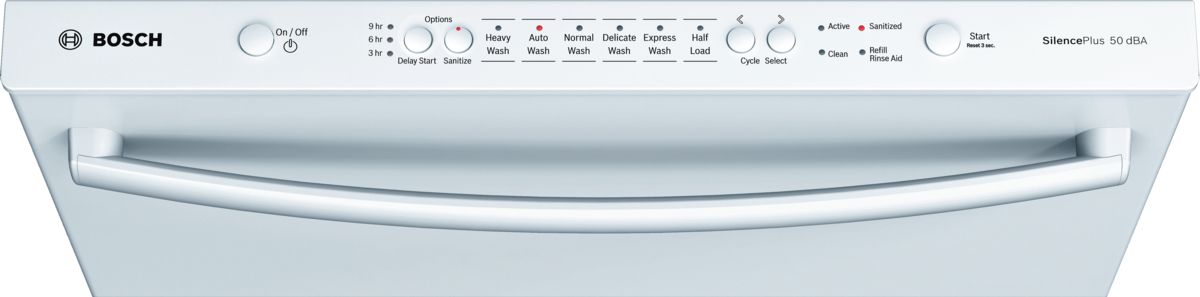 Ascenta® Lave-vaisselle sous plan 24'' Blanc SHX3AR72UC SHX3AR72UC-9