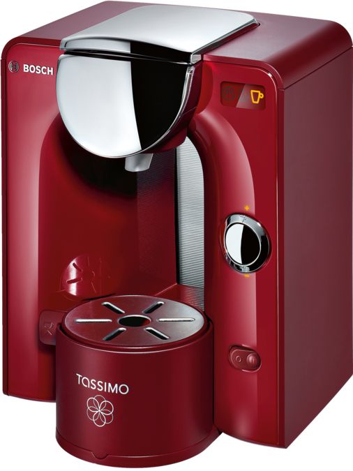 TASSIMO Multi-Getränke-Automat T55 lucent red / rot TAS5543CH TAS5543CH-1