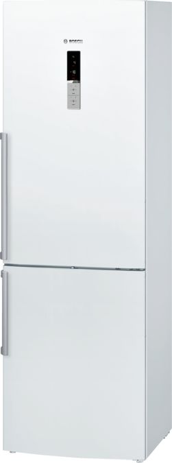 Free-standing fridge-freezer with freezer at bottom 185 x 60 cm White KGN36AW32G KGN36AW32G-2