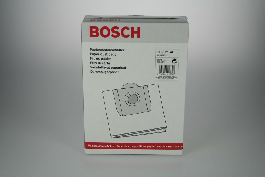 Bosch Staubsaugerbeutel Typ W 00460448 00460448-2