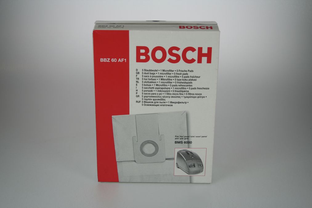 Staubsaugerbeutel Bosch Papierfilter BBZ60AF1 00460776 00460776-1