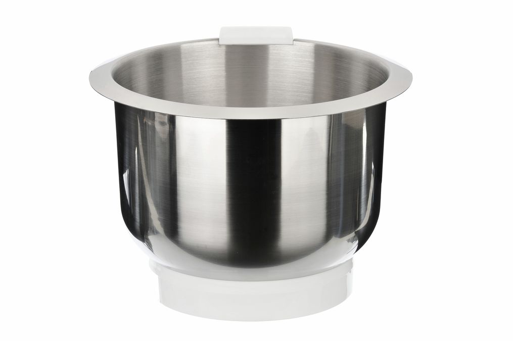 Mixing bowl Stainless steel mixing bowl Suitable for MUM4, stainless steel 1.4306, base PP 00365310 00365310-1