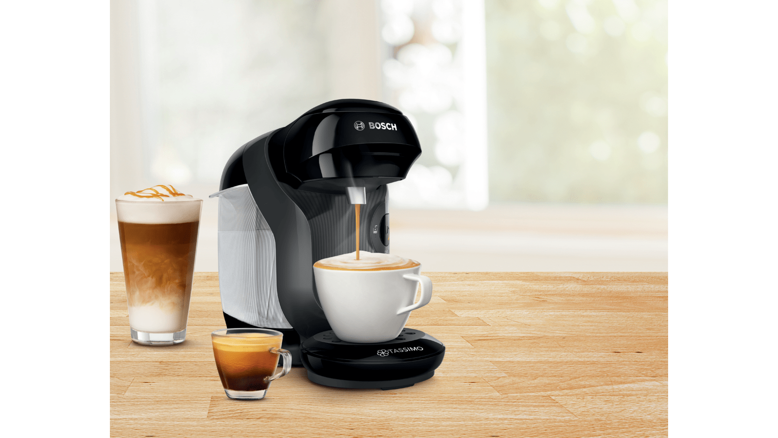 Bosch TAS1002V Cafetera multibebida, TASSIMO HAPPY